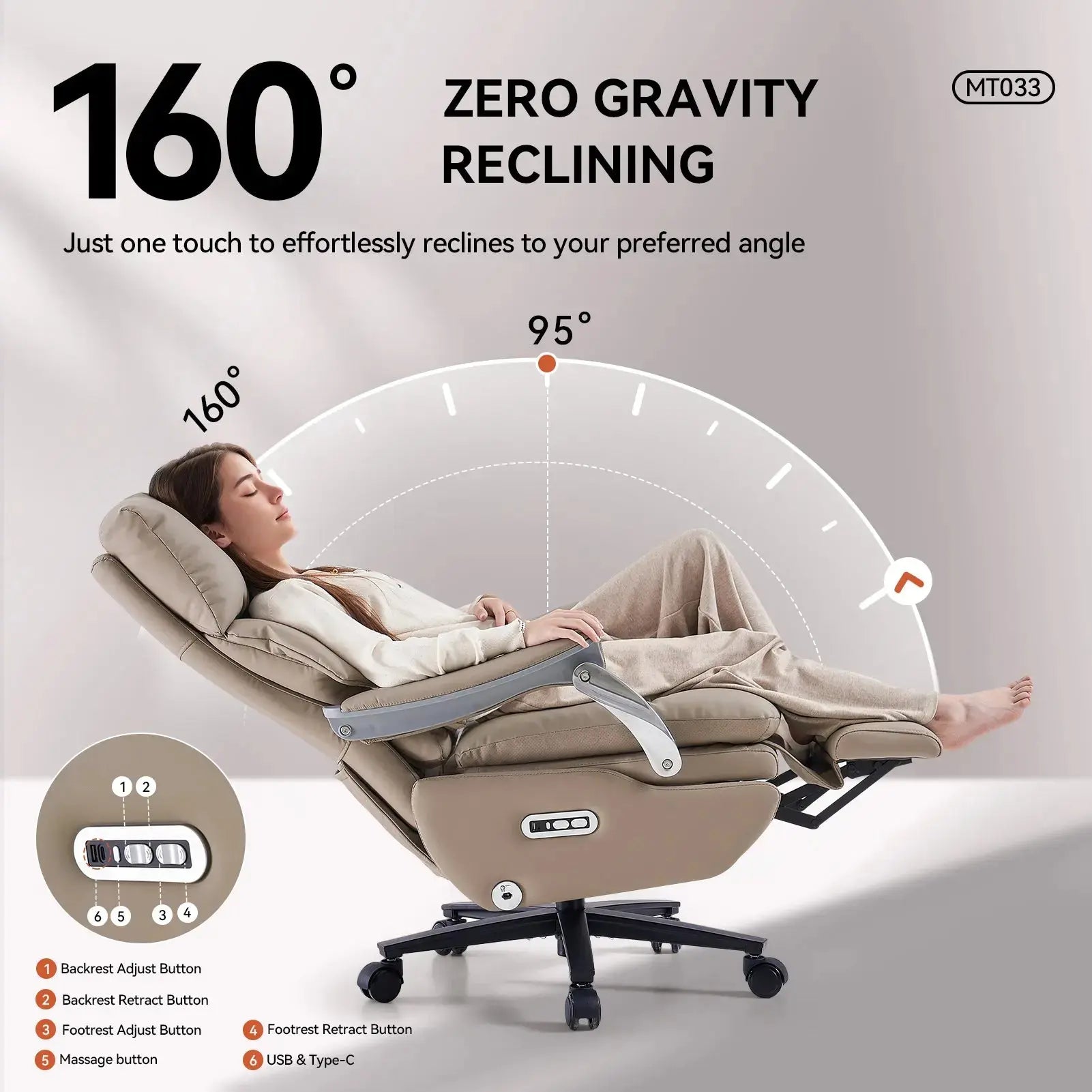 EMIAH MT033 Electric Executive Office Chair - EMIAH Store