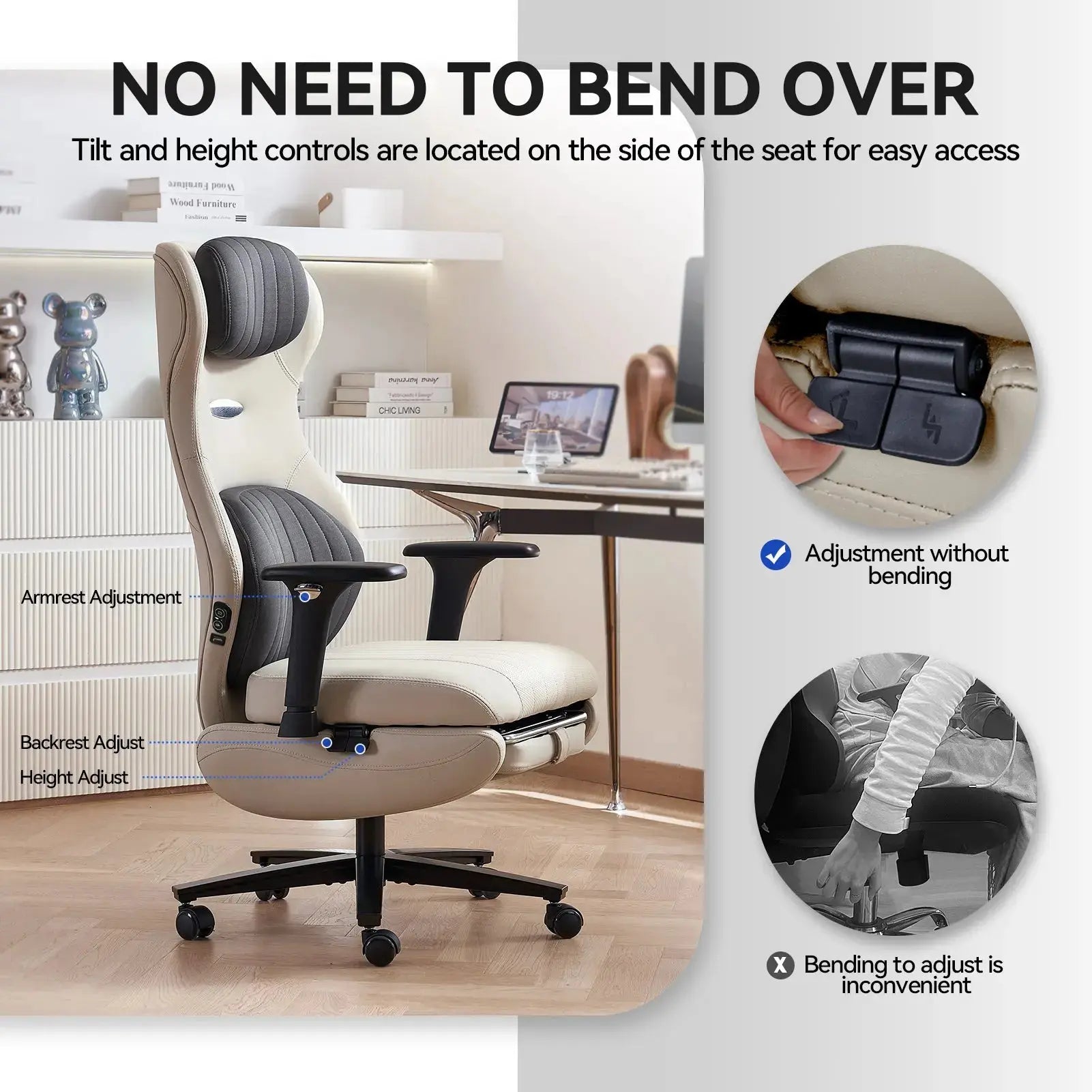 EMIAH GT100 Ergonomic Gaming Chair with Lumbar Support - EMIAH Store