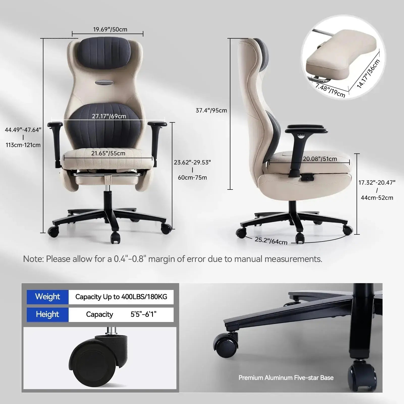 EMIAH GT100 Ergonomic Gaming Chair with Lumbar Support - EMIAH Store