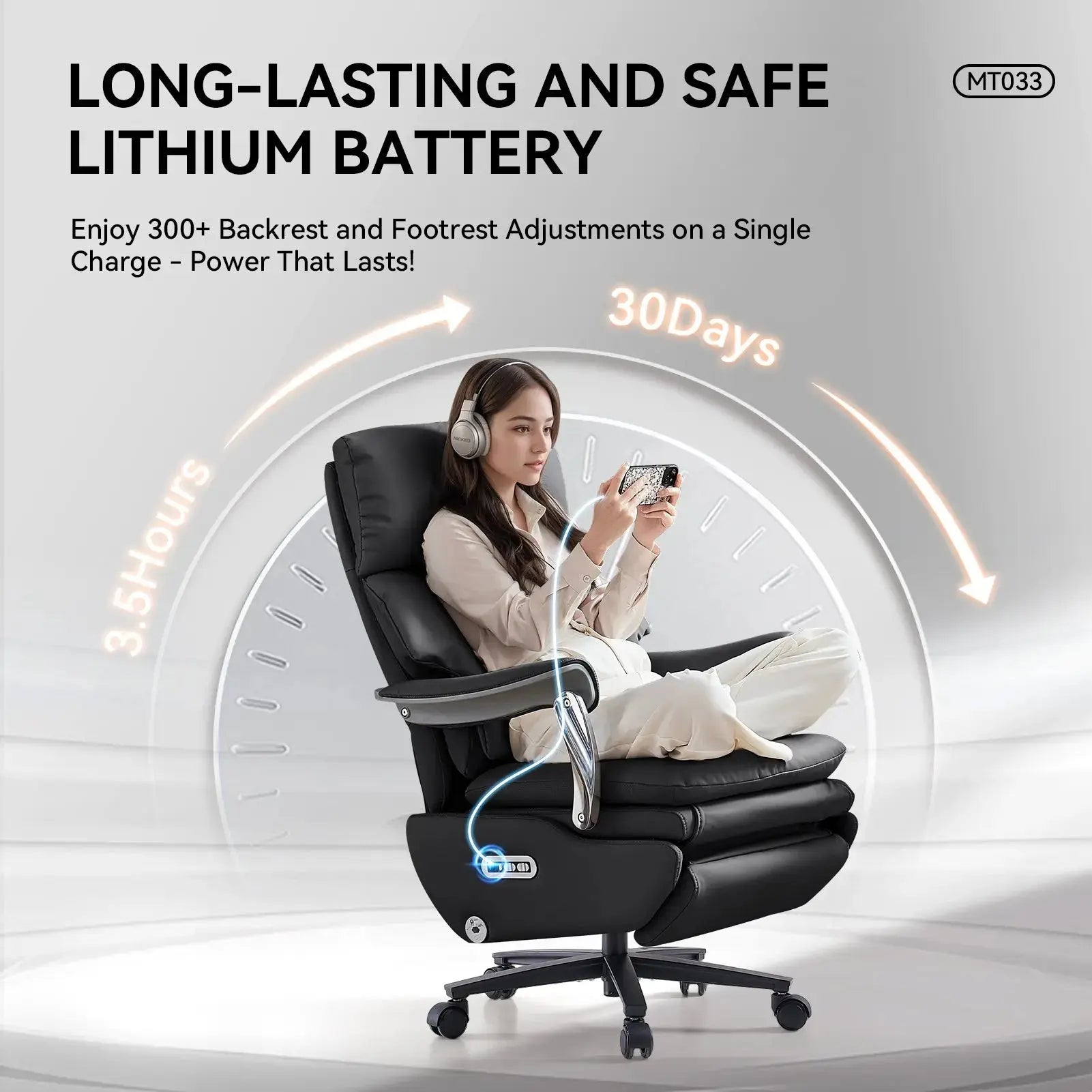 EMIAH MT033 Electric Executive Office Chair - EMIAH Store