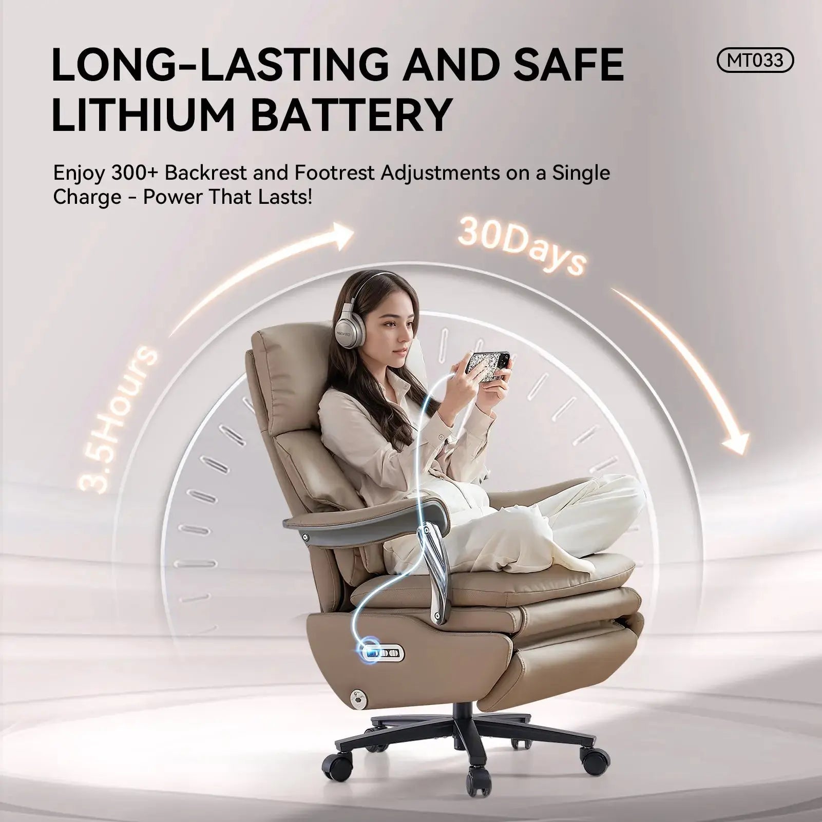 EMIAH MT033 Electric Executive Office Chair - EMIAH Store