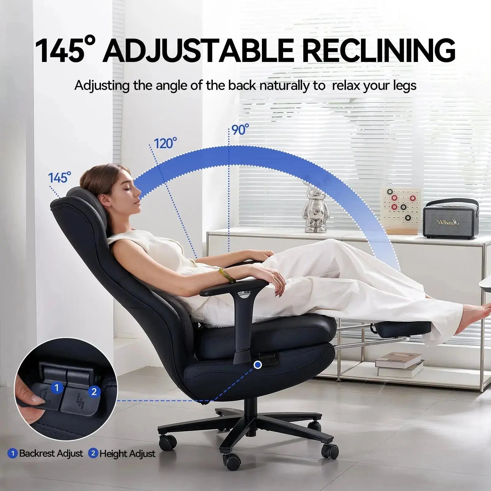 EMIAH GT100 Ergonomic Gaming Chair with Lumbar Support - EMIAH Store