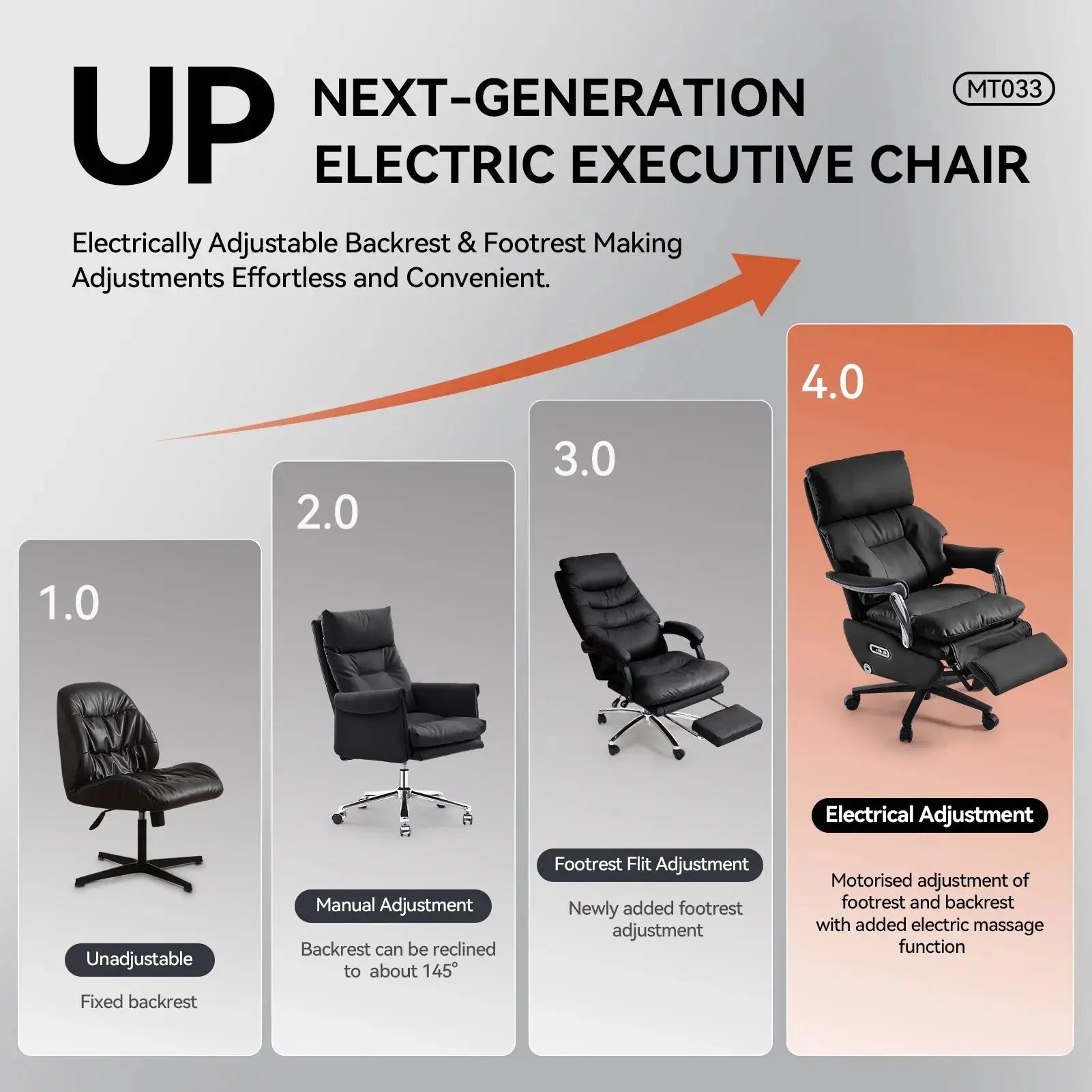 EMIAH MT033 Electric Executive Office Chair - EMIAH Store