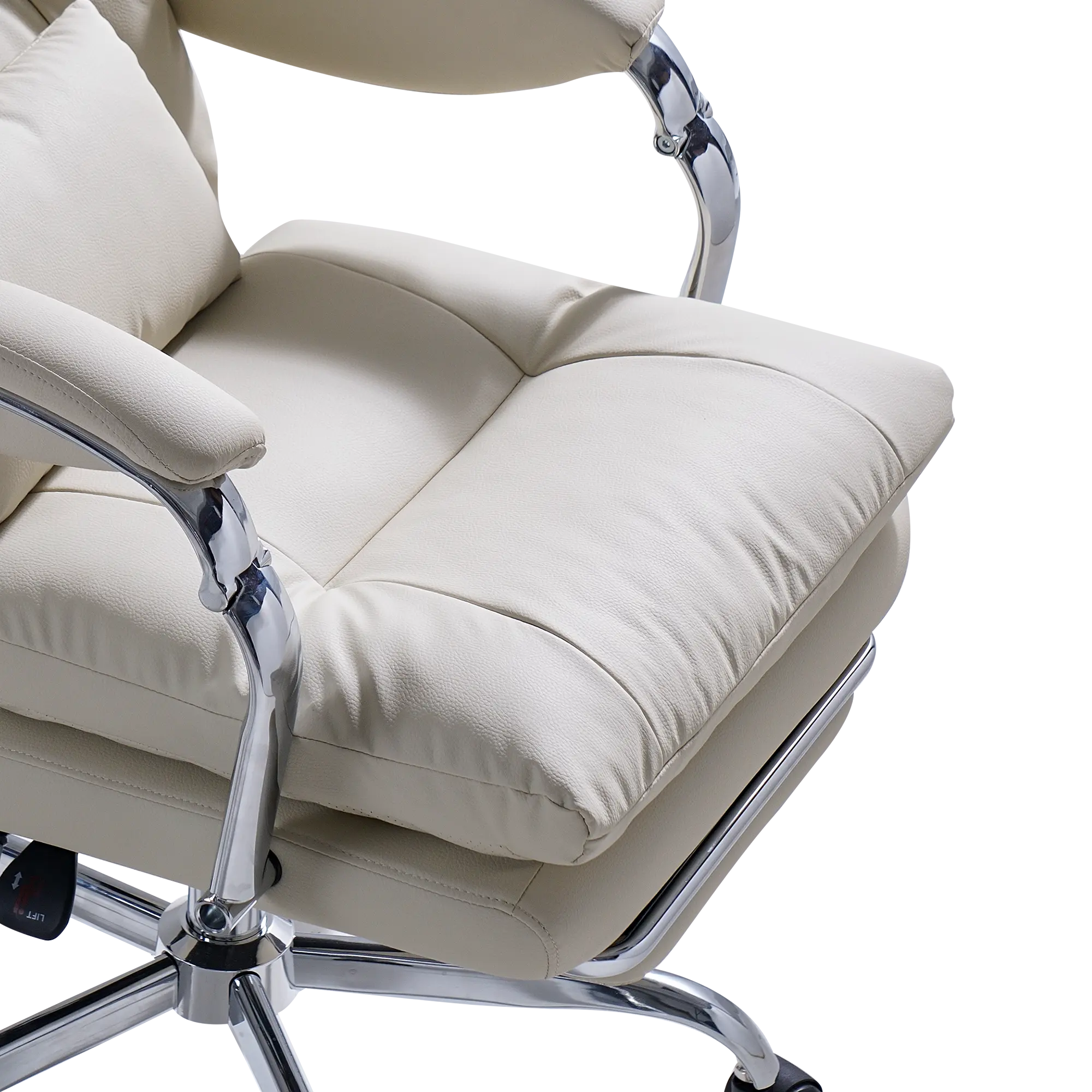EMIAH C570 Comfortable Office Chair with Footrest Comfortable Desk Chair With Crossed Legs and Armrests EMIAH