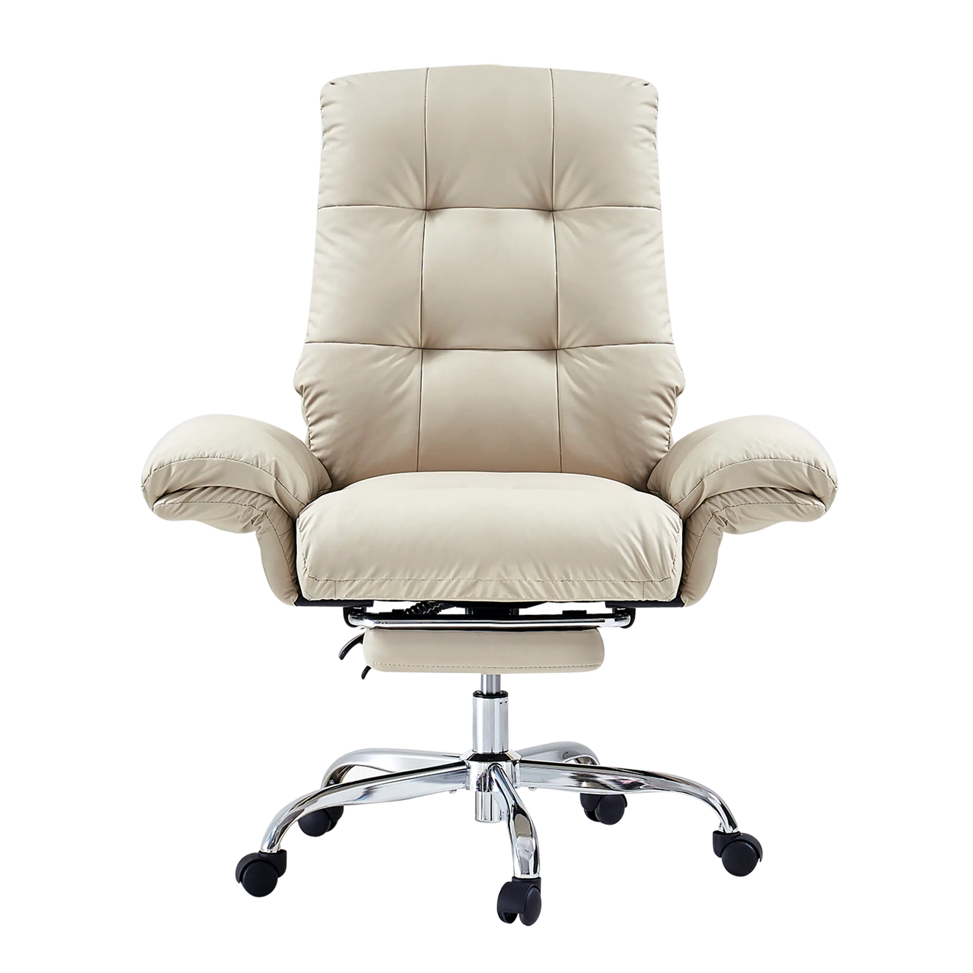 EMIAH C590 Comfy Ergonomic Office Chair with Footrest and Flip-up