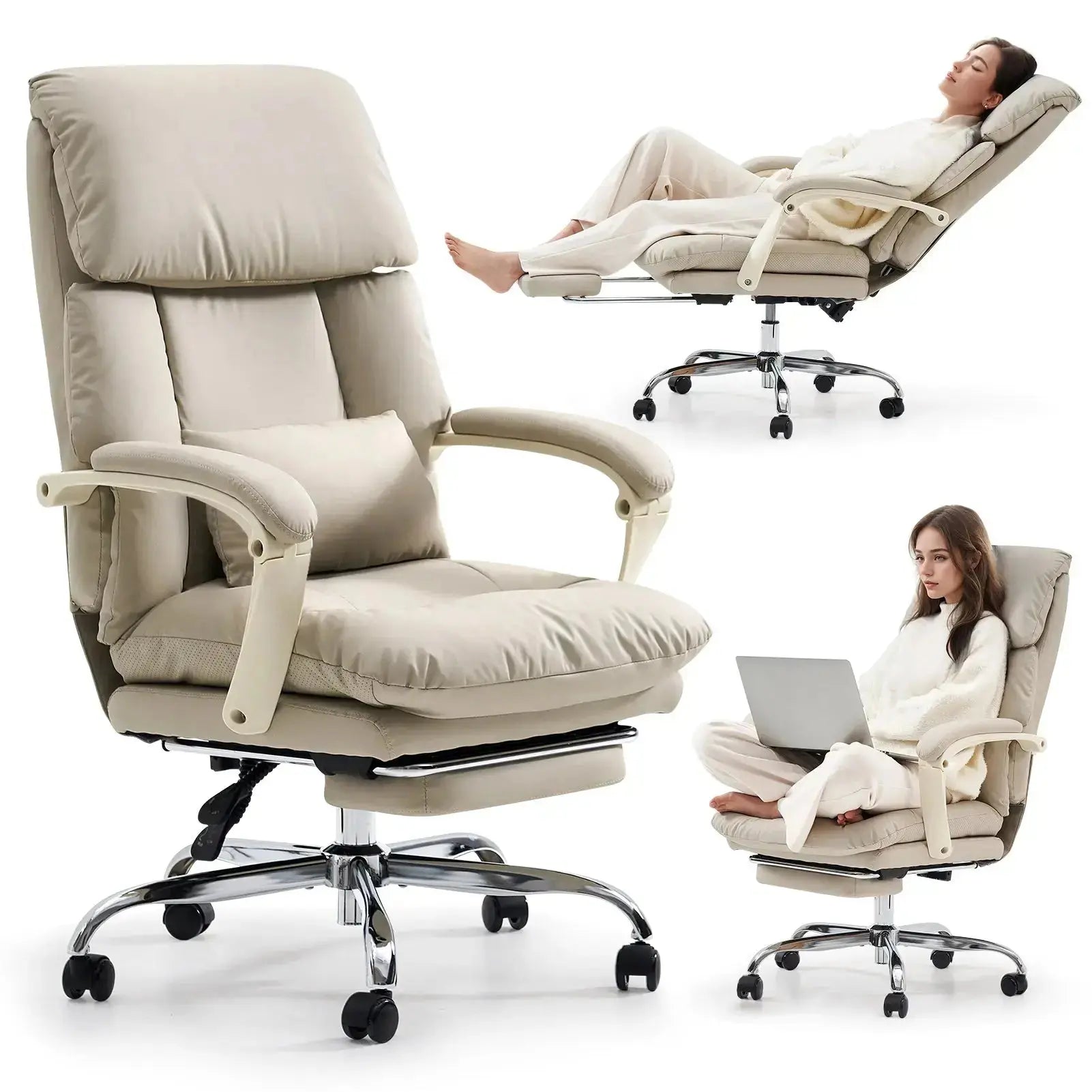 Ergonomic Genuine Leather Office Chair - EMIAH C029 – EMIAH Store