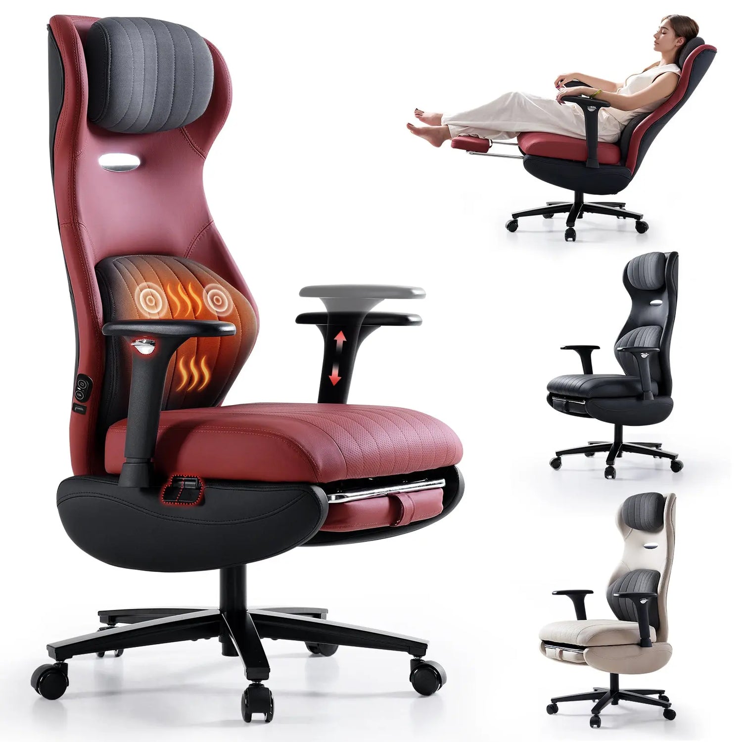 EMIAH GT100 Ergonomic Gaming Chair with Lumbar Support - EMIAH Store 