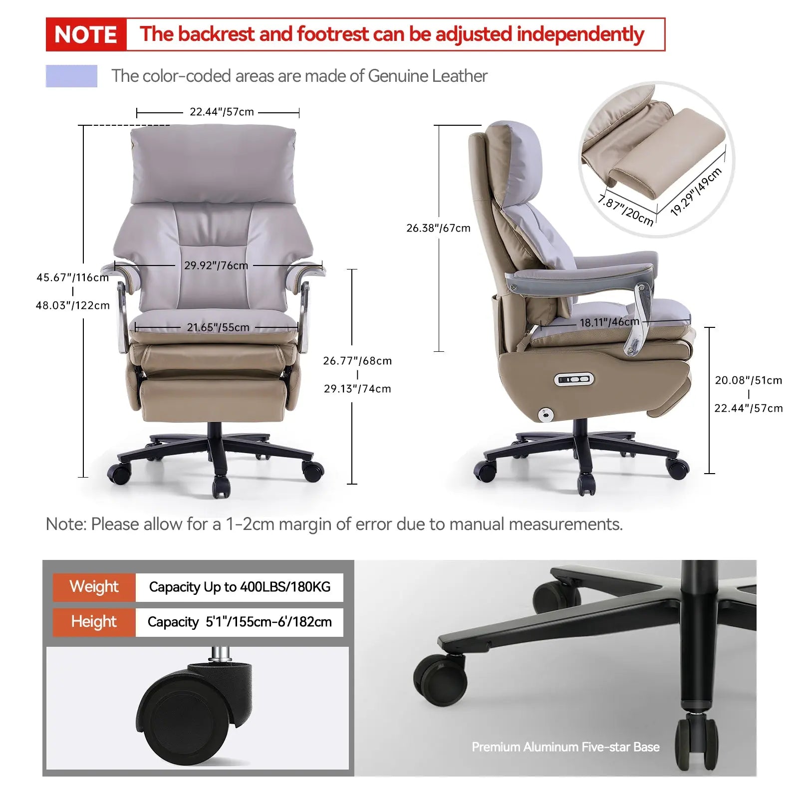 EMIAH MT033 Electric Executive Office Chair - EMIAH Store 