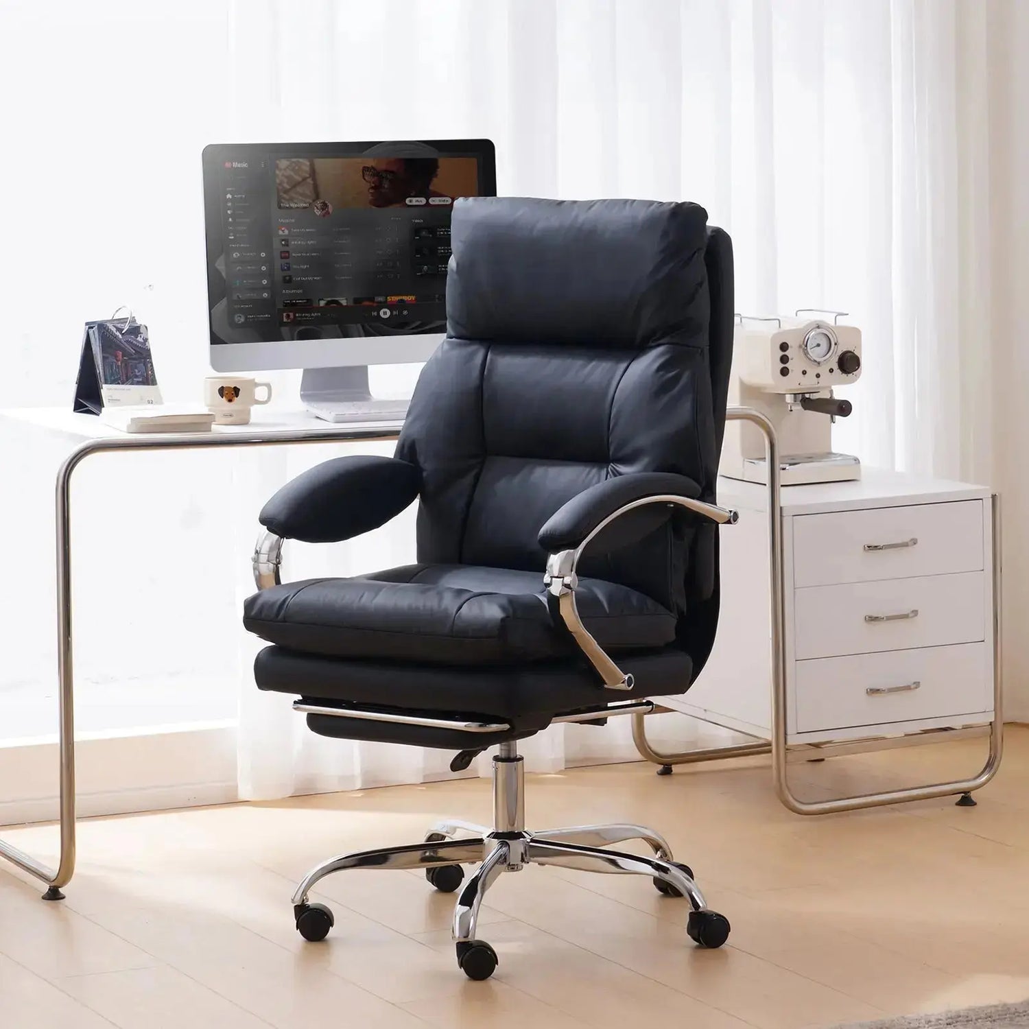 EMIAH C570 Comfortable Office Chair with Footrest - EMIAH Store 