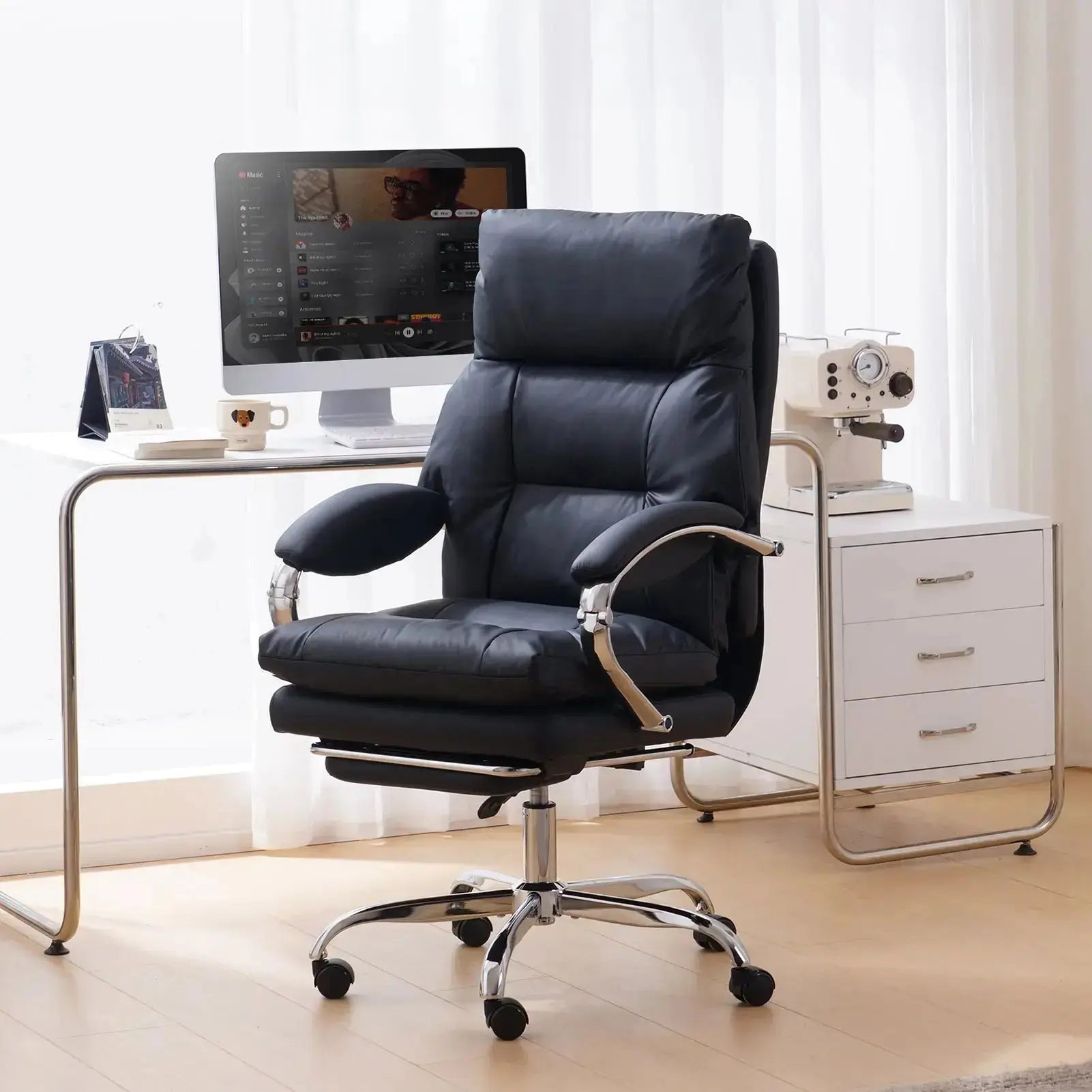 EMIAH C570 Comfortable Office Chair with Footrest - EMIAH Store 