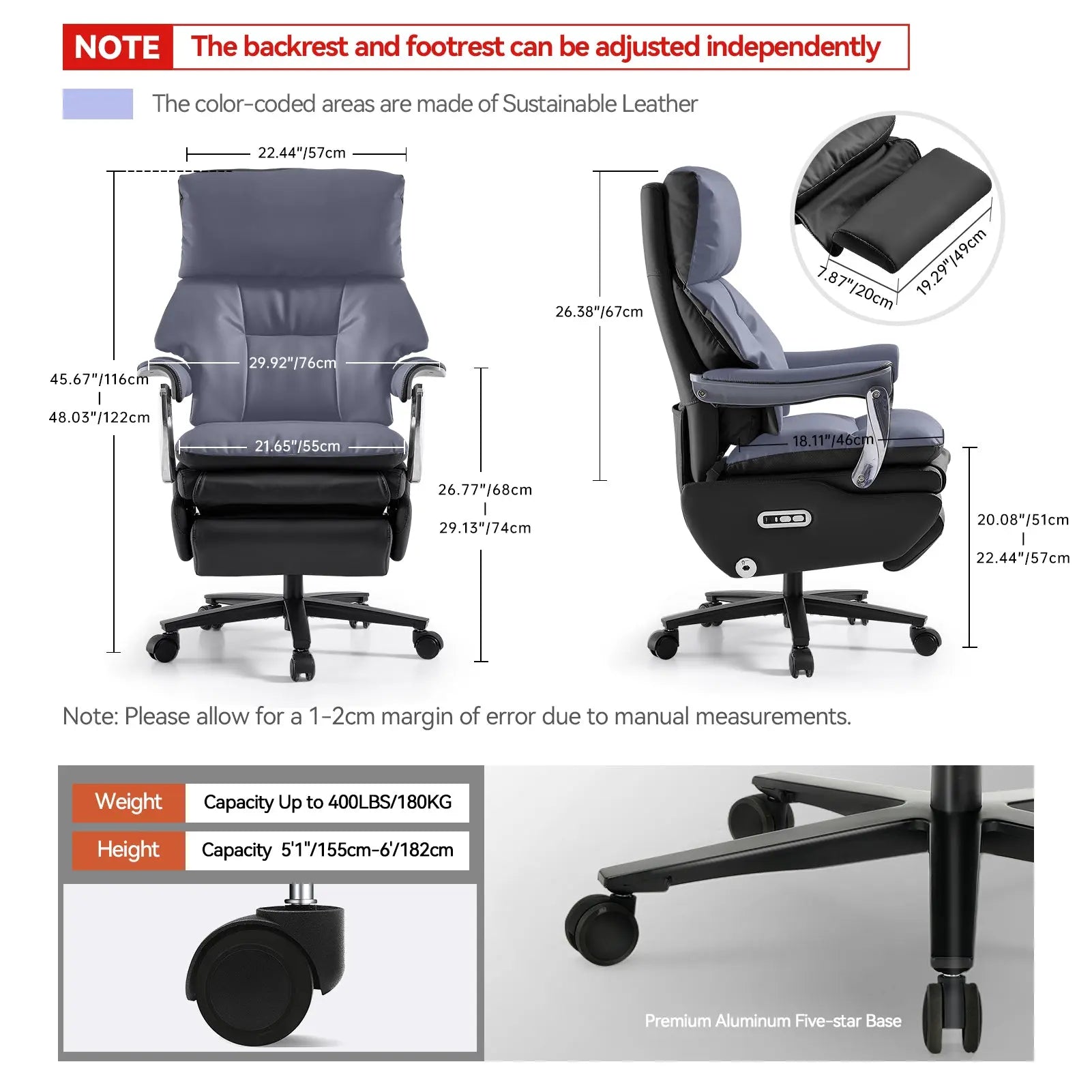 EMIAH MT033 Electric Smart Executive Office Chair EMIAH
