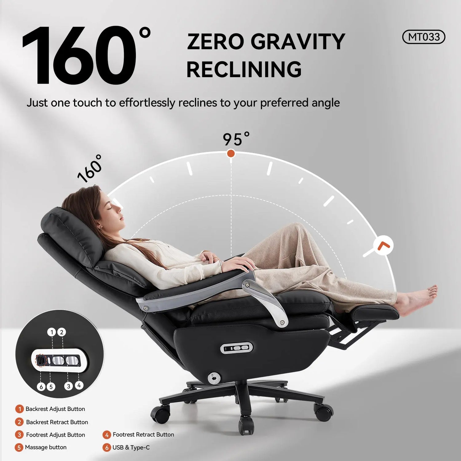 EMIAH MT033 Electric Smart Executive Office Chair EMIAH