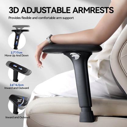 EMIAH GT100 Ergonomic Gaming Chair with Lumbar Support - EMIAH Store 