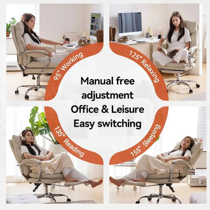 EMIAH C570 Comfortable Office Chair with Footrest - EMIAH Store 