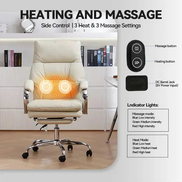 EMIAH C570 Comfortable Office Chair with Footrest - EMIAH Store 