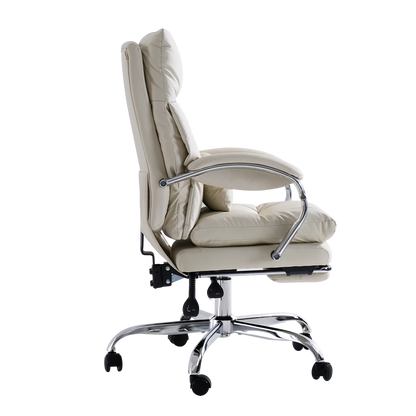 EMIAH C570 Comfortable Office Chair with Footrest Comfortable Desk Chair With Crossed Legs and Armrests EMIAH