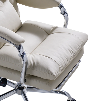 EMIAH C570 Comfortable Office Chair with Footrest Comfortable Desk Chair With Crossed Legs and Armrests EMIAH
