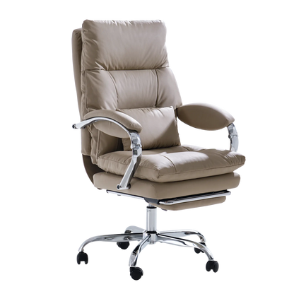 EMIAH C570 Comfortable Office Chair with Footrest Comfortable Desk Chair With Crossed Legs and Armrests EMIAH