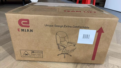 EMIAH C586 Ergonomic Ultra-Comfortable Office Chair with Foot Rest EMIAH