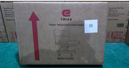 EMIAH 738 Armless Office Desk Chair EMIAH