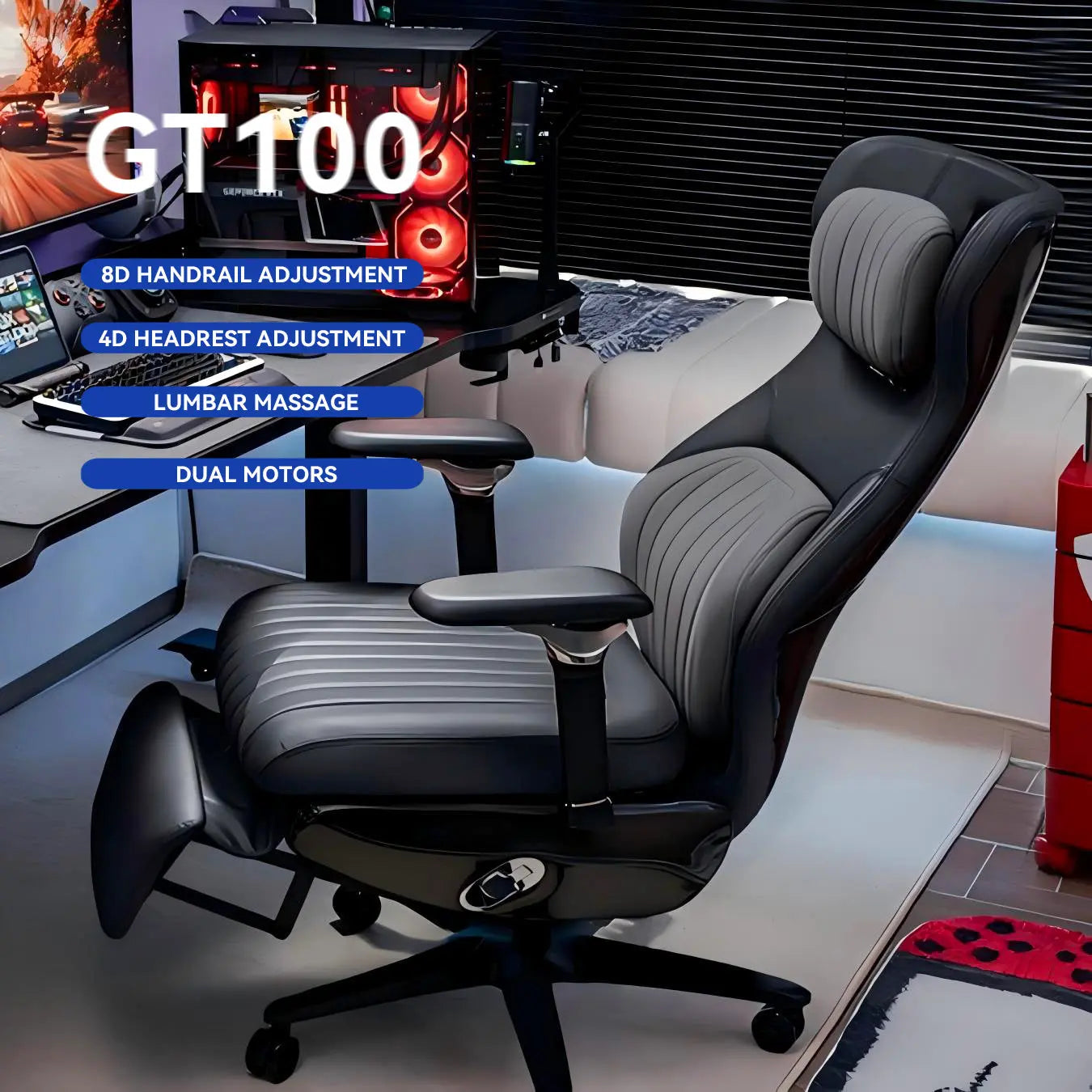 EMIAH GT100 Electric Smart Ergonomics Leather Chair EMIAH