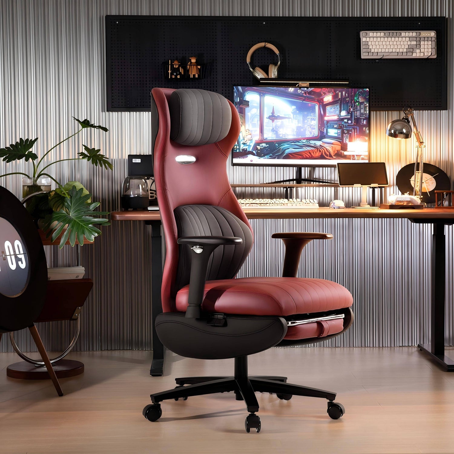 EMIAH GT100 Ergonomic Gaming Chair with Lumbar Support - EMIAH Store Red / Standard