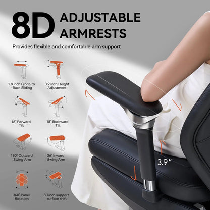 EMIAH GT100 Electric Ergonomics Leather Chair - EMIAH Store 