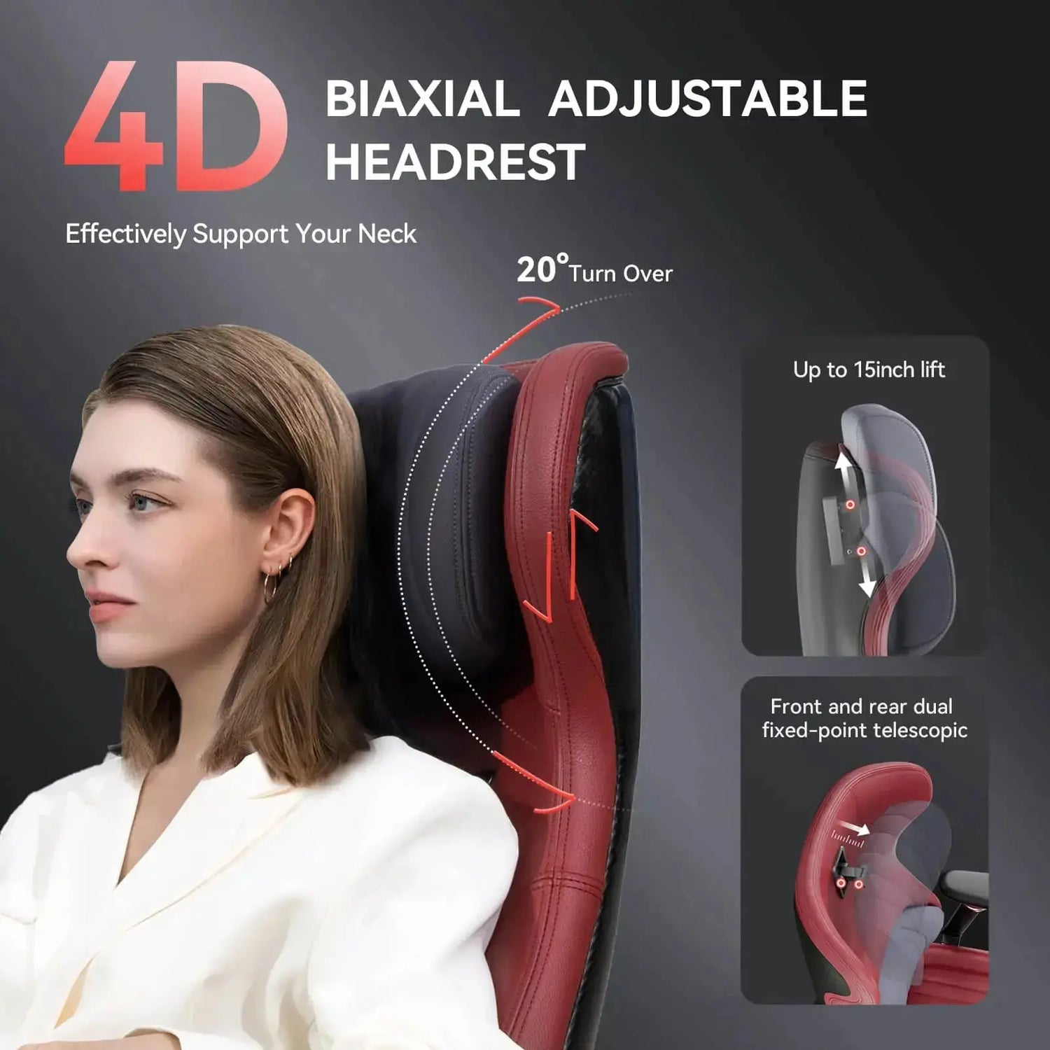 EMIAH GT100 Electric Ergonomics Leather Chair - EMIAH Store 