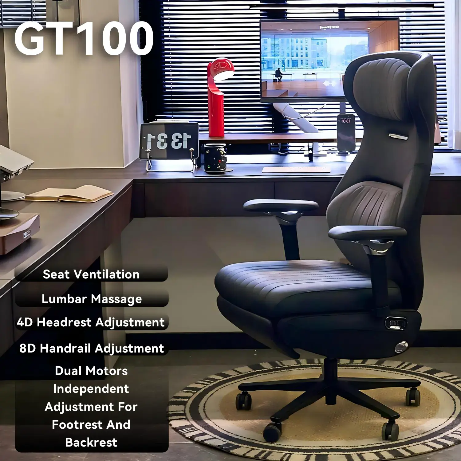 EMIAH GT100 Electric Ergonomics Leather Chair EMIAH